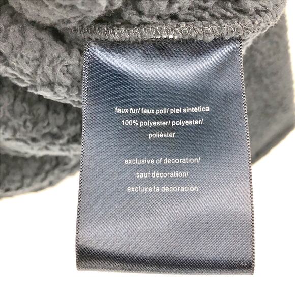 Tommy Hilfiger Womens Sherpa Jacket Large Navy Blue Pullover 1/4 Snap NWT - Picture 9 of 10